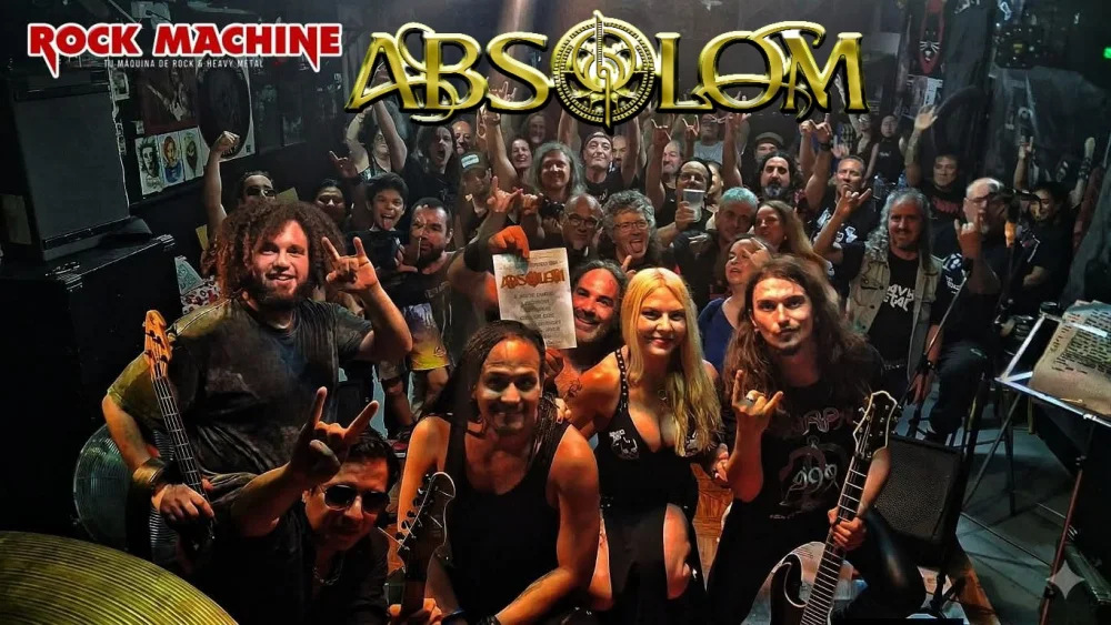 Absolom con Marta Palacios en la Sarnicasio rock de Leganés