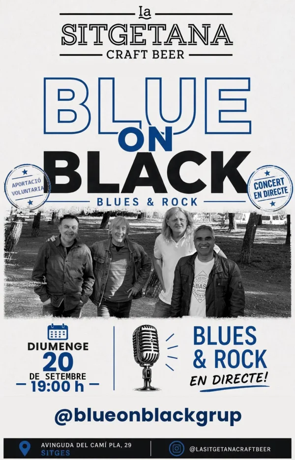 Blue on Black