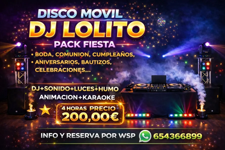 DISCO MOVIL DJ LOLITO