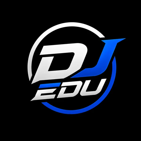 Logo de dj para fiesta y boda