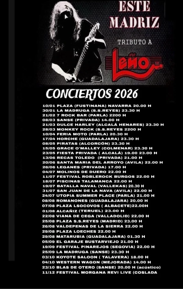 Este Madriz Tributo a Leño
