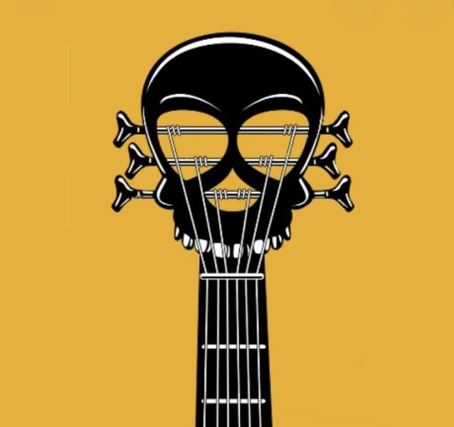 guitarras calaveras rock pop español