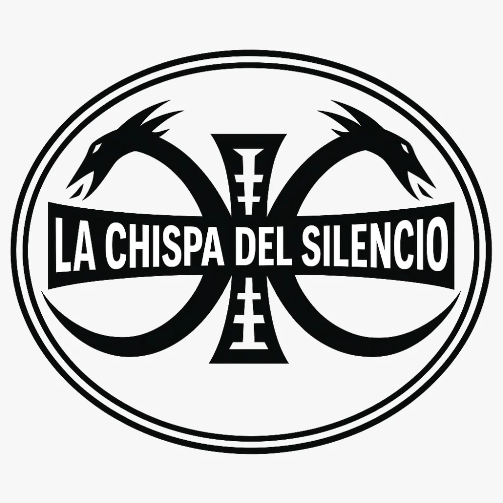 Dos especies de serpientes opuestas formando dos mediaslunas