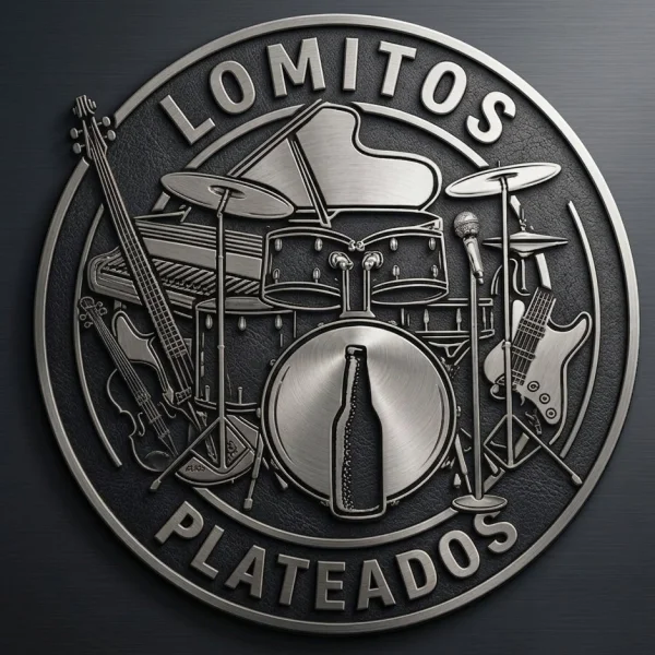 Logo de lomitos plateados
