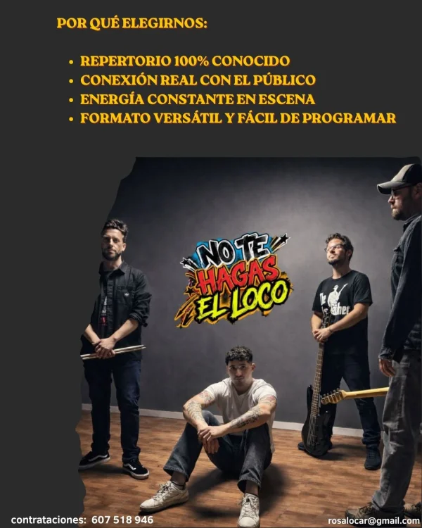 Imagen de NO TE HAGAS EL LOCO BANDA