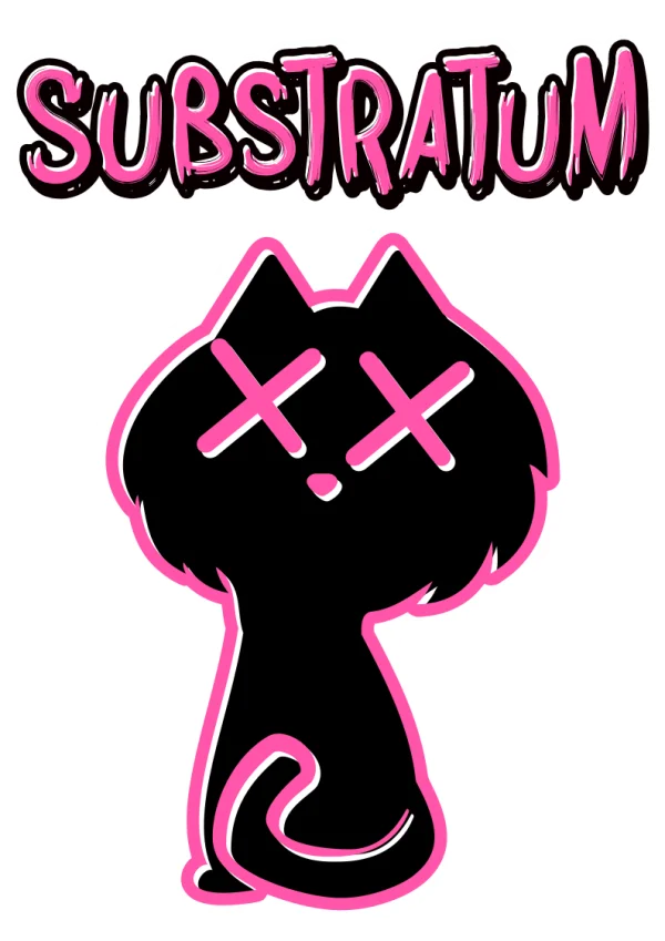 Logo con nuestro nombre y el dibujo de nuestro gato