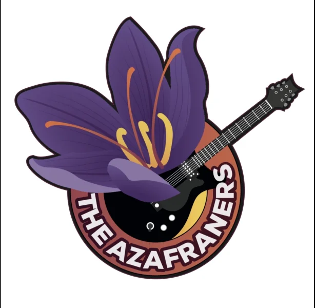 Una flor de azafrán tocando la guitarra